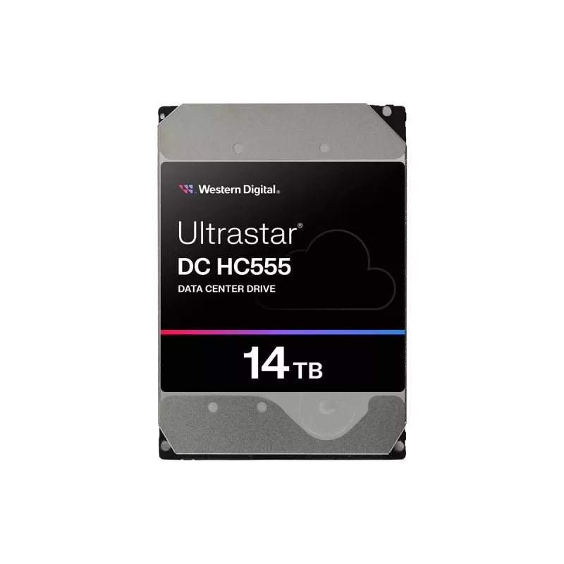 WD Ultrastar DC HC555 - Disco duro - Centro de datos - 14TB - Interno - 3,5 (8,9 cm) - SATA 6Gb/s - 7200 rpm - Búfer: 512MB (0B48721)
