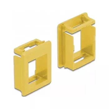 Set de montaje DELOCK 86765, plástico amarillo, set de accesorios para la instalación de dispositivos