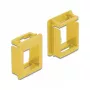 Set de montaje DELOCK 86765, plástico amarillo, set de accesorios para la instalación de dispositivos