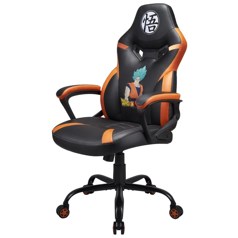 Silla gaming para PC Subsonic SA5573-D4 asiento acolchado negro naranja