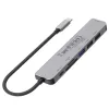 Hub USB-C Unitek 7en1 aluminio PD 100W 5 Gbps — adaptador multipuerto con Power Delivery