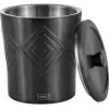Cubitera Lurch 00240795 acero inoxidable doble pared gris oscuro 1,5 l, Ø14,8 cm H18,5 cm