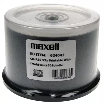 MAXELL CD-R 700MB 50 uds. 52x80 min, torre, CD-R imprimible