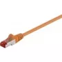 Goobay 92457 Cable de red 0,15 m Cat6 S/FTP (S-STP) naranja (92457)
