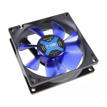 Ventilador Noiseblocker BlackSilentFan X2 8 cm 1800 rpm 45 m³/h Negro