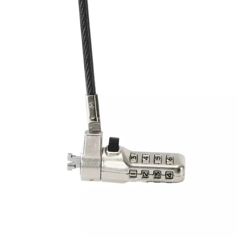 Cable de seguridad DICOTA D31933 antracita 2m candado de combinación