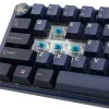 Teclado gaming Ducky One 3 Cosmic Azul Mini, RGB-LED - MX-Azul (US)