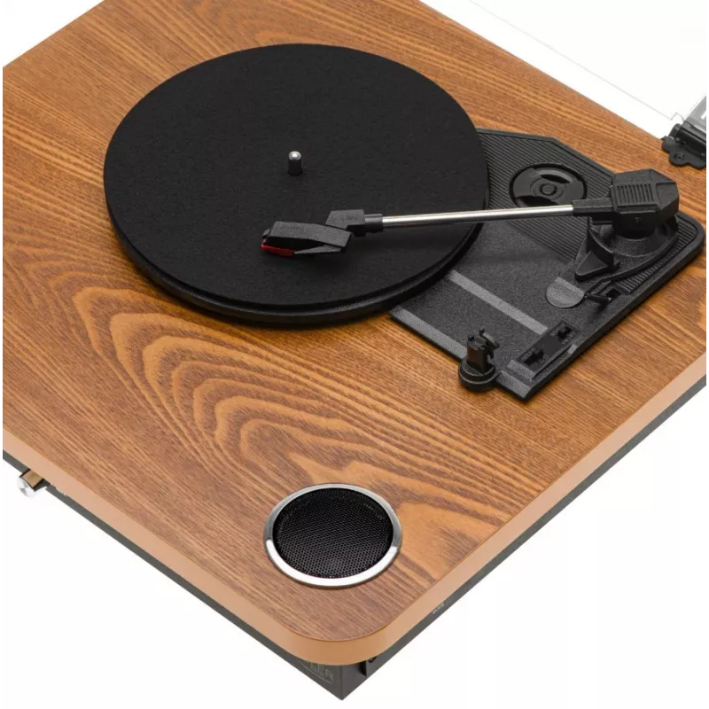 Adler AD 1914e tocadiscos con USB, Bluetooth, 33 1/3 y 45 rpm, cápsula cerámica, altavoces integrados de 2x0,8 W, salida RCA