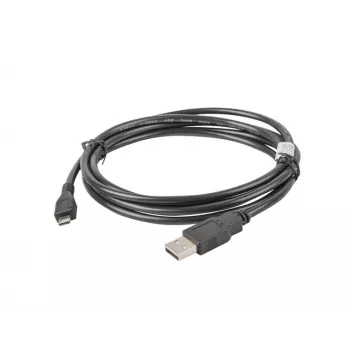 Cable USB 2.0 LANBERG CA-USBM-10CC-0018-BK, Micro-USB B a USB A, 1,8 m, negro