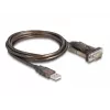 Adaptador USB 2.0 Type-A a serie RS-232 D-Sub 9 pines conector macho DeLOCK 62646
