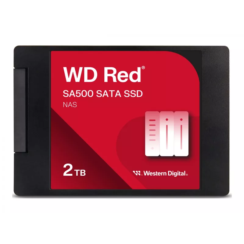 Unidad SSD Western Digital Red SA500 2TB 2,5 pulgadas SATA III, 3D-NAND, NAS