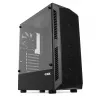 Caja de PC IBOX LUPUS 27 Midi Tower ATX, cristal templado, RGB, 455×200×380 mm, compatible con ATX, GPU hasta 32 cm