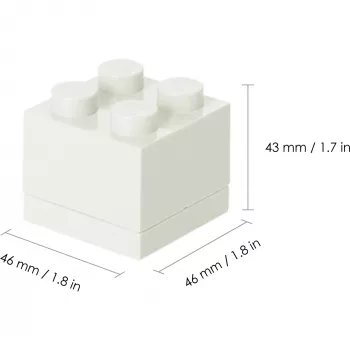 BROTDOSE Lego Mini Blanco 40111735 (40111735)