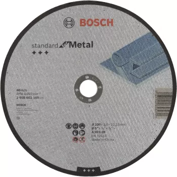 Disco de corte Bosch A 30 S BF núcleo plano fundición hierro metal no férreo acero