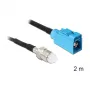 Cable coaxial DeLOCK 88630 2 m FME FAKRA Z Negro