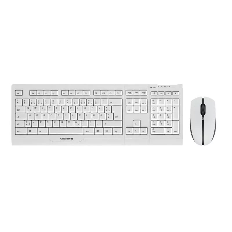 CHERRY B.UNLIMITED 3.0 teclado y ratón incluidos oficina RF Wireless alemán gris