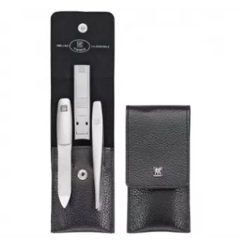 Set de regalo de manicura y pedicura ZWILLING 97119-004-0 negro acero inoxidable 4 piezas
