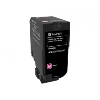 Lexmark 74C2HM0 Cartucho de tóner de retorno, magenta, alto rendimiento