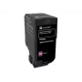 Lexmark 74C2HM0 Cartucho de tóner de retorno, magenta, alto rendimiento