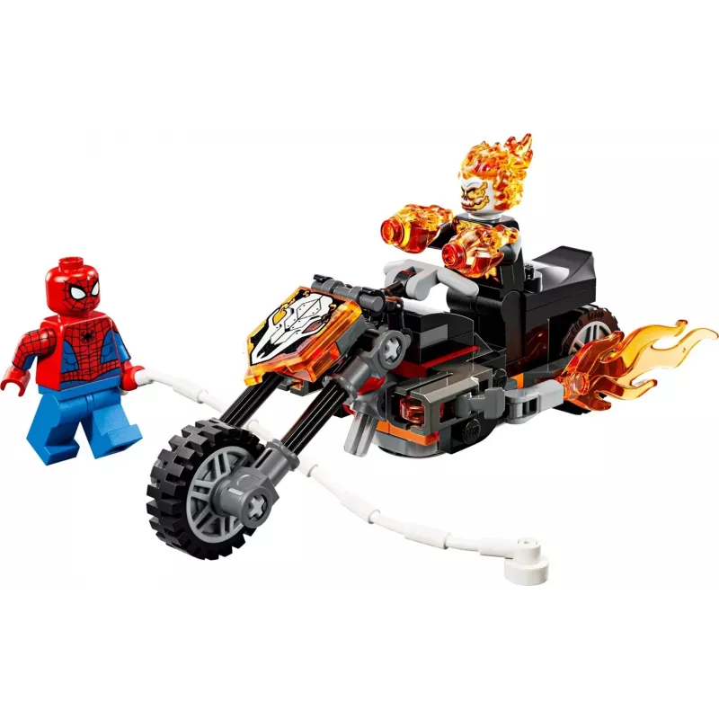 LEGO MARVEL 76335 Moto de Spider-Man vs. Ghost Rider