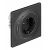 Enchufe eléctrico tipo F Fibaro FGWOF-011-8, 1 enchufe, 110–230 V, 50/60 Hz, negro