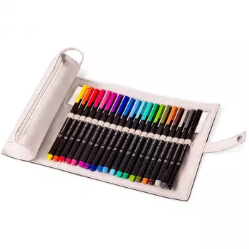 Rotuladores finos Staedtler Triplus rPP 20 uds. Tinta a base de agua, colores surtidos, tiempo de secado no indicado
