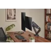 Brazo de monitor up up Economical Interactive Counterbalance doble brazo matte black VESA 75x75/100x100