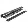 Panel de gestión de cables DeLOCK 19 pulgadas 66550 negro 1HE