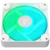 Ventilador de carcasa APNX FP1-120 WH 120mm ARGB PWM - Blanco