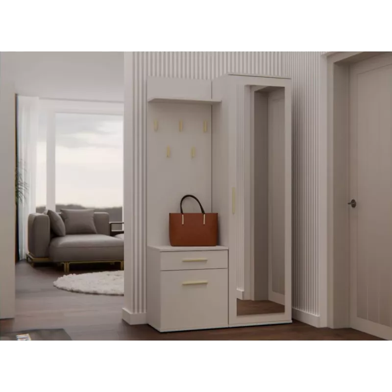 Módulo superior de recibidor e shop GARDEROBA DUO KASZMIR — módulo de armario modular