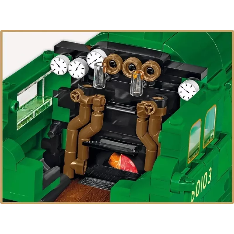 Cobi Flying Scotsman locomotora de vapor británica, set de construcción, 1:35, 2677 piezas