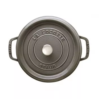 Staub Cocotte 3,8 L fuente redonda de hierro fundido