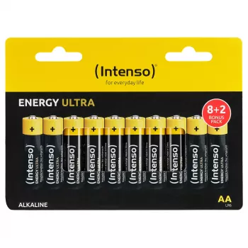 Pila Intenso Energy-Ultra Mignon (AA) alcalina de manganeso 1,5 V 10 uds. (7501920)
