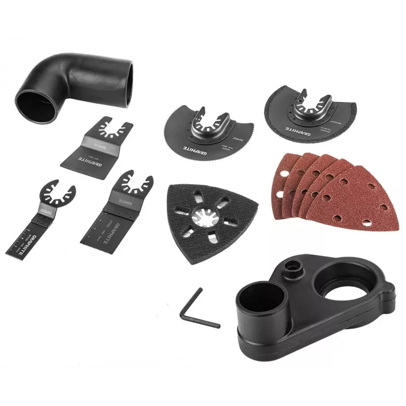 Lijadora portátil Graphite 59G023 Profundidad 265 mm Peso 1,31 kg