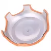 Máquina para hacer pizza Emerio PO-115984 6 pizzas 1200 W negra naranja