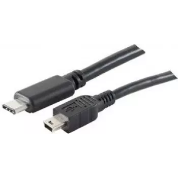 Cable USB ShiverPeaks BS77144-3.0 3m USB C Mini-USB B negro