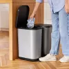 Cubo de pedal ROTHO Ribo Silver - 35 l