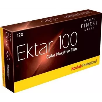 Kodak PROFESSIONAL EKTAR 100 - película negativa en color - 120 (6 cm) - ISO 100 - 5 rollos (8314098)