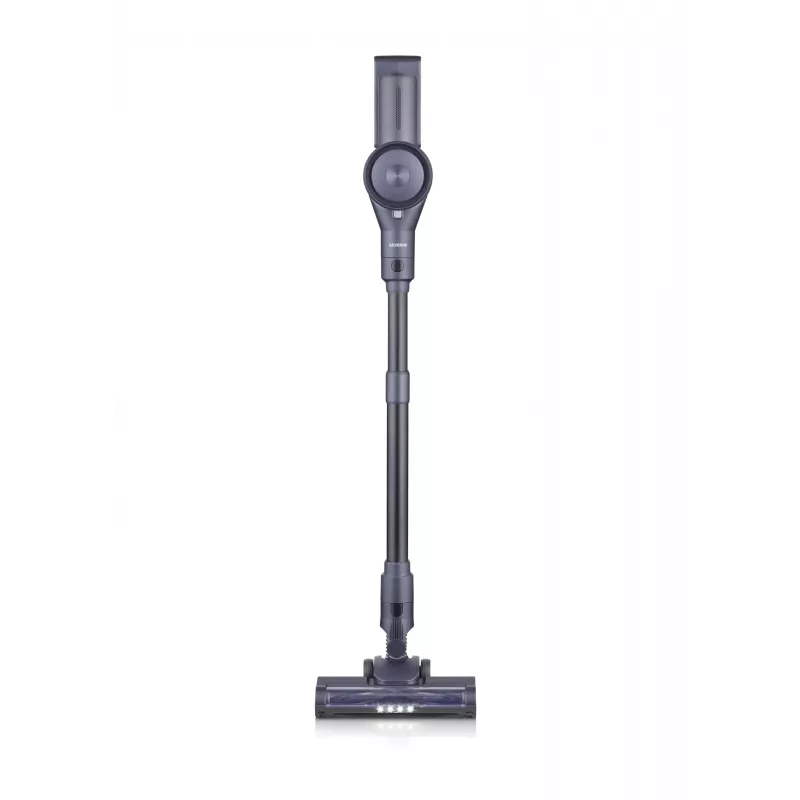 Aspirador escoba SEVERIN HV 7178 — inalámbrico Li-Ion 2,2 Ah, 130 W, sin bolsa 0,5 l, azul metalizado