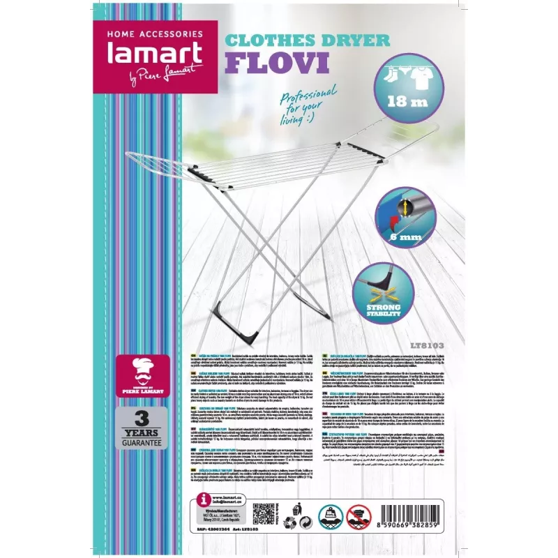 Tendedero FLOVI LT8103 talla 18 M