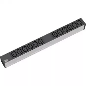 Bachmann IT PDU Basic 800.2284, 1U 19", 12x C13, aluminio