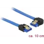 Cable SATA DeLOCK 84982 0,1 m SATA 7-pin negro azul