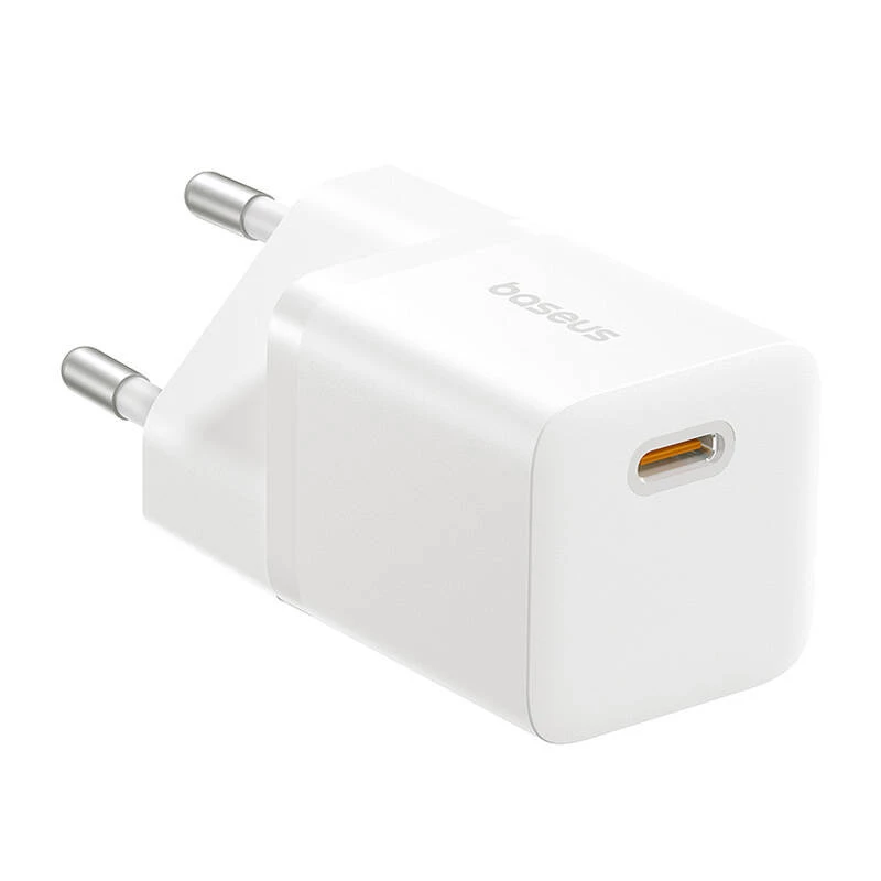 Baseus P10110909213-00 Cargador de red USB-C GaN5 mini 25W Blanco