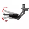 Soporte de teclado bajo mesa Maclean, regulable, máx. 5 kg, negro, MC-156 B