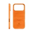 Funda protectora MagSafe Crong para iPhone 17 Pro – naranja