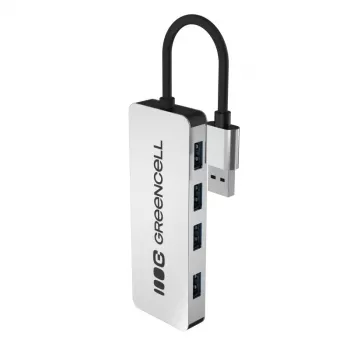 Hub USB Green Cell HUB-GC-A4A — hub USB-A 3.0 de 4 puertos