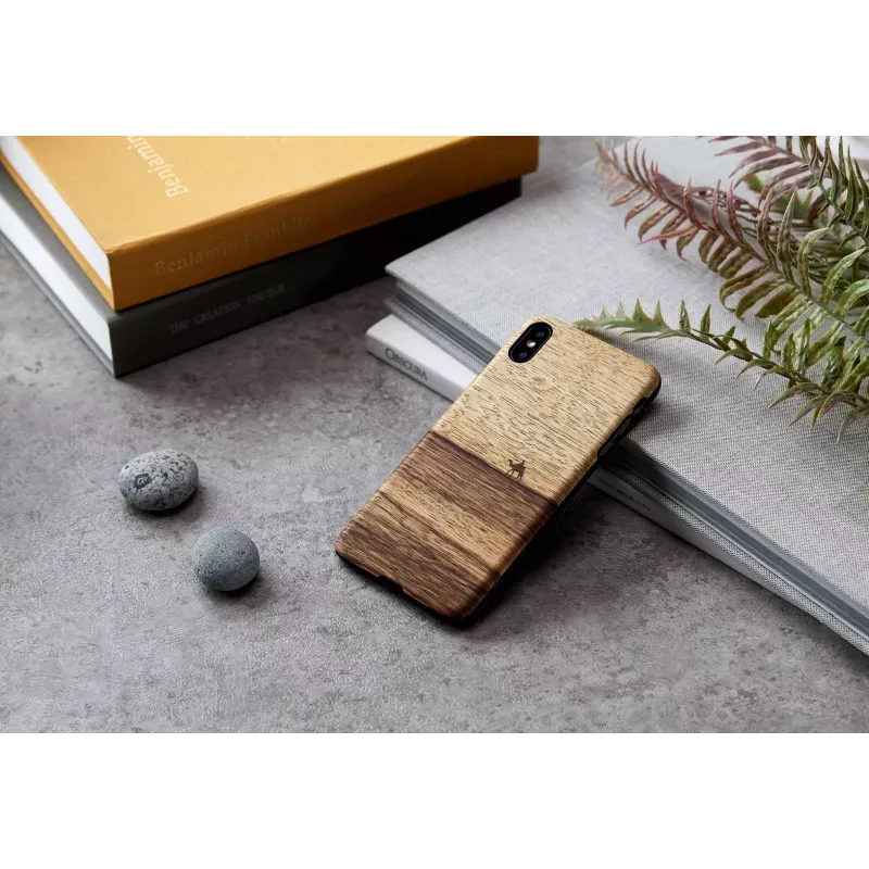 Funda de smartphone man and wood para iPhone XS Max — terra negro