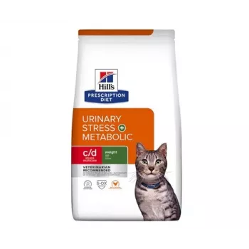 HILL'S Feline c/d Harnstress + Metabolic - Comida seca para gatos - 3 kg