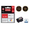 Cartucho de tinta ActiveJet AC-511R compatible con Canon CL-511, a base de tinte CMY, alta capacidad (XL) 12 ml, pack individual