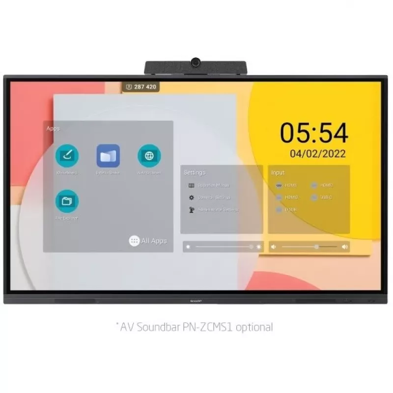 Sharp PN-L752B pizarra interactiva 190,5 cm (75